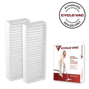 Cyclo Vac HE Exhaust Filter Carbon 2 Pack