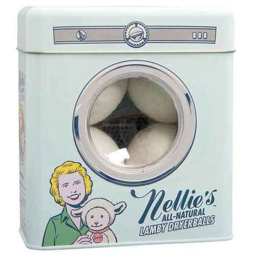 Nellie's Wool Dryer Ball Tin - 4 Pack